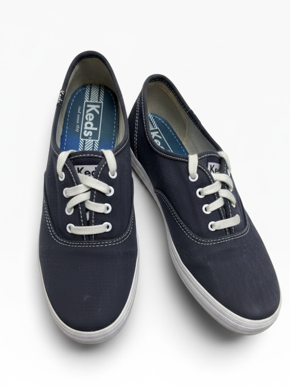 Keds Women’s Size 6.5 Navy Blue Canvas Lace Up Sneakers